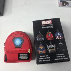 Loungefly iron man bag charm