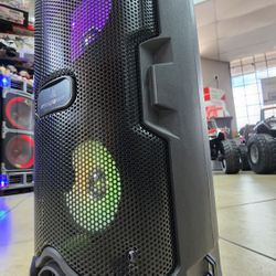 8000w Led Bluetooth Rechargable Speaker With Mic And Remote Control Pickup Only 