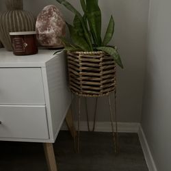 Wooden plant stand 