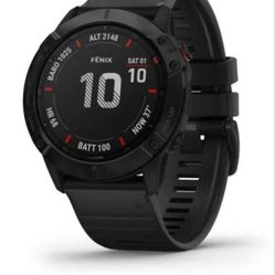 Garmin Fēnix 6x Pro 51mm + (2) Canvas Quickfit Watch Bands