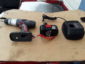 Sears Craftsman rechargeable drill 19.2 battery and has 2 Levels on Drill.
