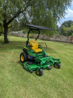 John Deere zero turn mower.