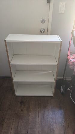 White 3 tear shelf