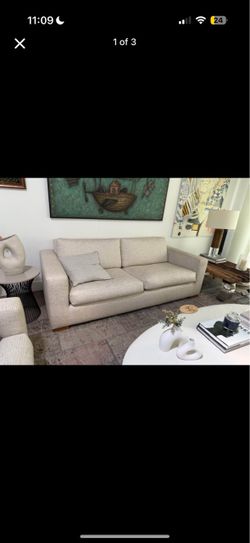Modern cream sofa set