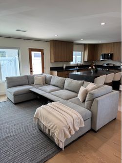 HUGE 6-Piece Modular Reclining Sectional - MOVING SALE