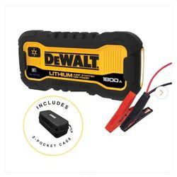 DeWalt 1800A Lithium Jump Starter with USB Power Bank & Case