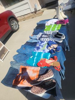 Mixed Lot of Women's Clothing and Shoes