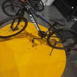 Good Black And Blue Mountain Bike $200