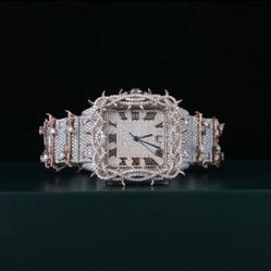 Iced Out Crown Cartier