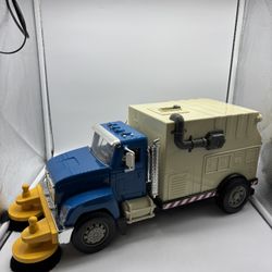 Driven By Battat 21” Street Sweeper Blue Truck Working Lights and Horns
