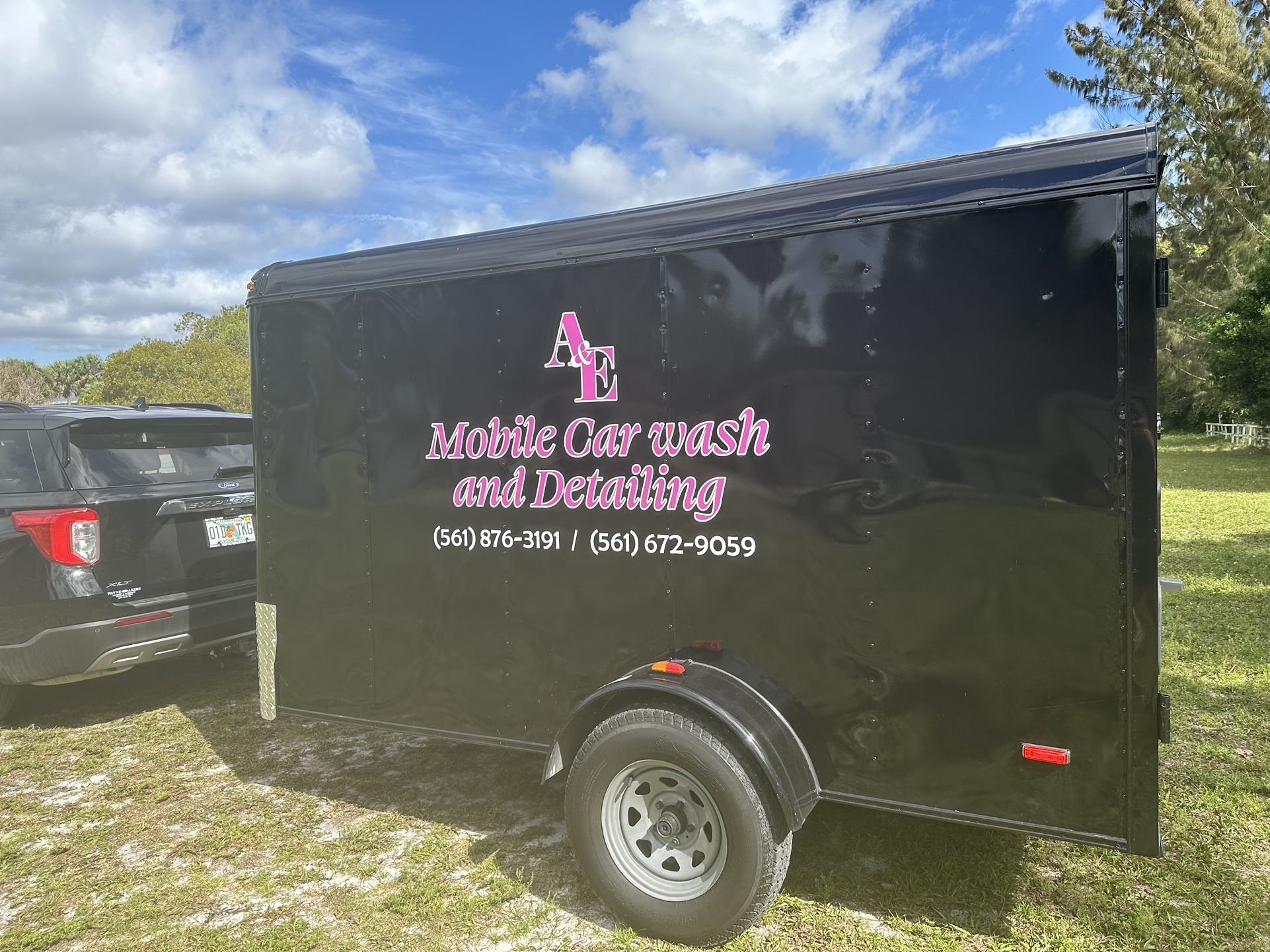 Mobile Car Wash And Detailing Trailer