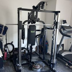 Smith Machine Power Rack Pully Exercise System
