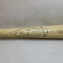 Eddie Matthews Hillerich And Bradsby Co. Baseball Bat Semi Pro 820
