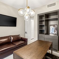 Pull Out Leather Couch