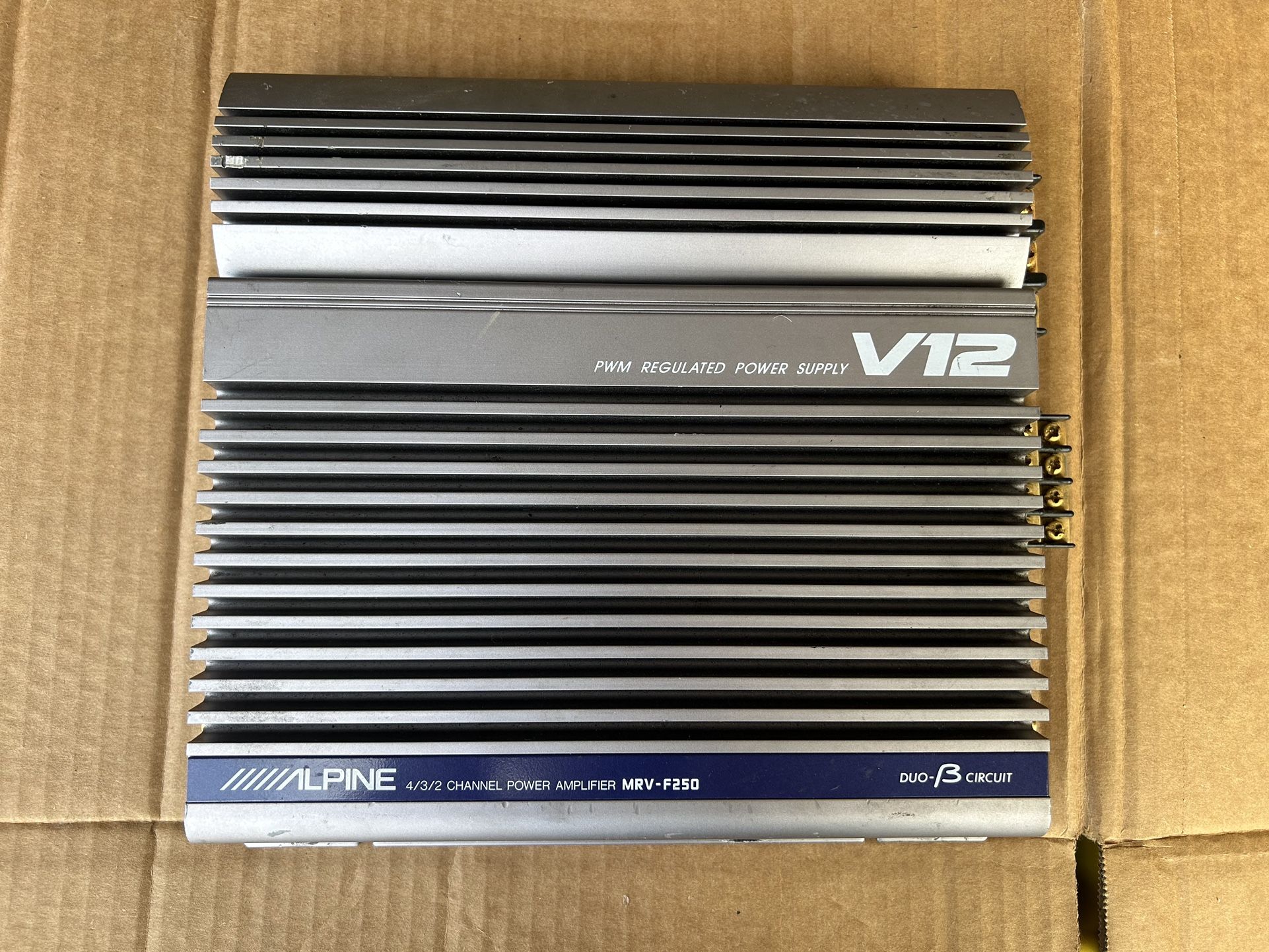 Alpine MRV-F250 Class A/B 4 Channel Power Amplifier V12