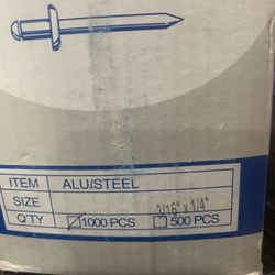 Bounty Blind Rivets 1,000 Per Box