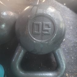(2 ) 50 Lb/Pound Kettlebells $80 Each