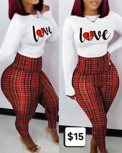 Love Half Shirt Set