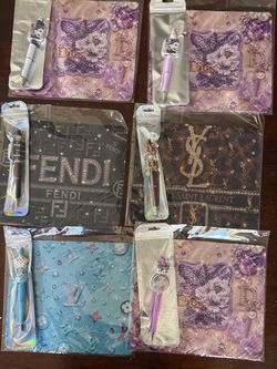 Designer-Inspired Fashion Mouse Pads and matching pen– Multiple Styles