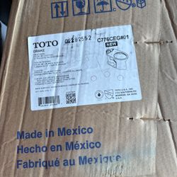 Brand New Cotton White Toto Tank And Toilet Drake #C776CEG#01 ST7765A#01