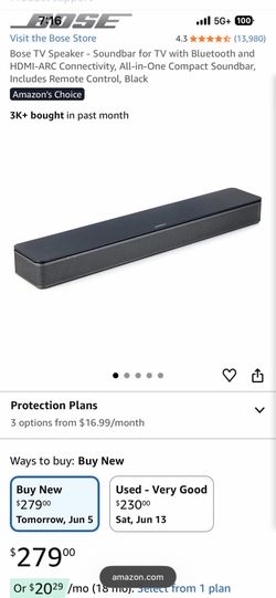 BOSE TV Speaker