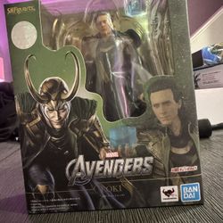 S.H. Figuarts Marvel Avengers Loki Action Figure Bandai MCU USA Tamashii Bandai