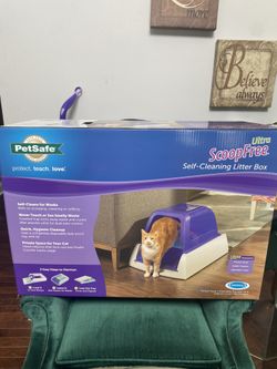 Slightly Used Scoop Free Liter Box