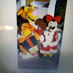 Disney Christmas Animated Figurines - New