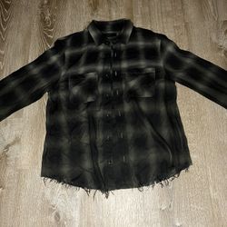 Amiri Flannel Shirt- Size Medium