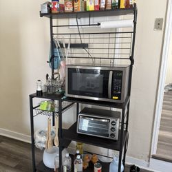 Microwave Toaster Kitchen Storage Bundle