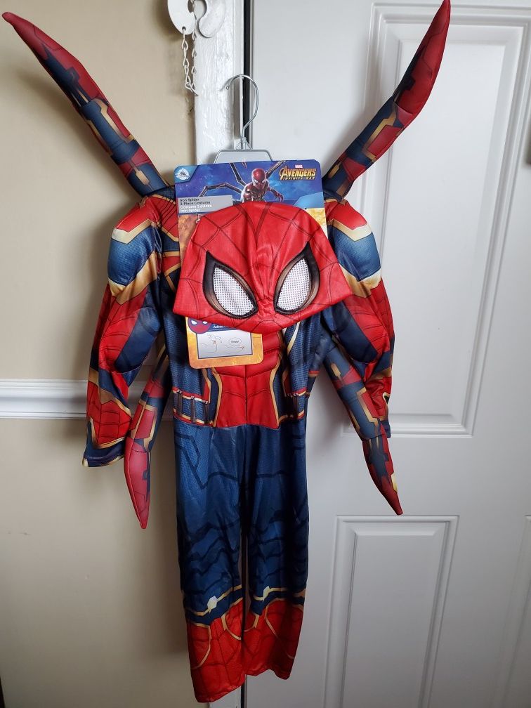 Disney iron spider toddler 4y size
