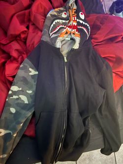BAPE Shark Full-Zip Hoodie Black Camo