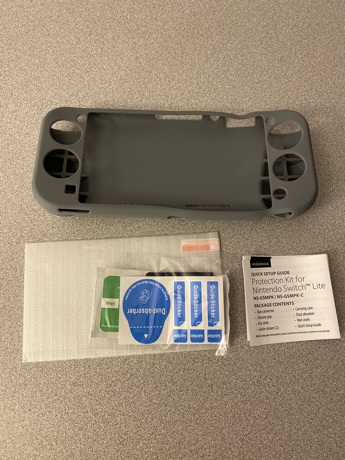 Brand new grip case and glass screen protector for Nintendo switch lite brand new perfect!
