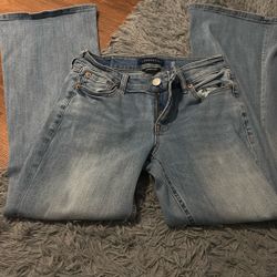 Aeropostale Mid Rise Flare Jeans