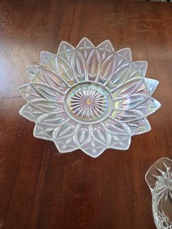 Vintage Glass Serving Dish
