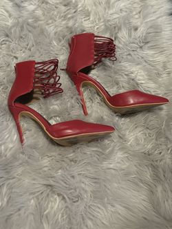 Red stilettos