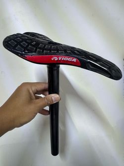 Tioga Seat and Seat Post Redline $40