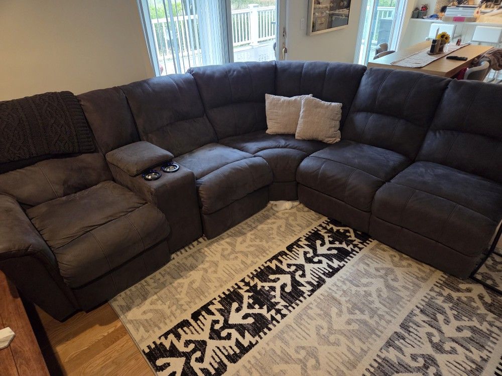 Gray Lane Furniture Recliner Sectional