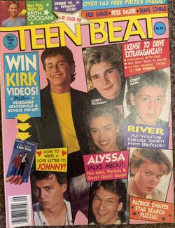 Vintage Teen Beat Magazine Sept 1988 – River Phoenix, Corey Haim