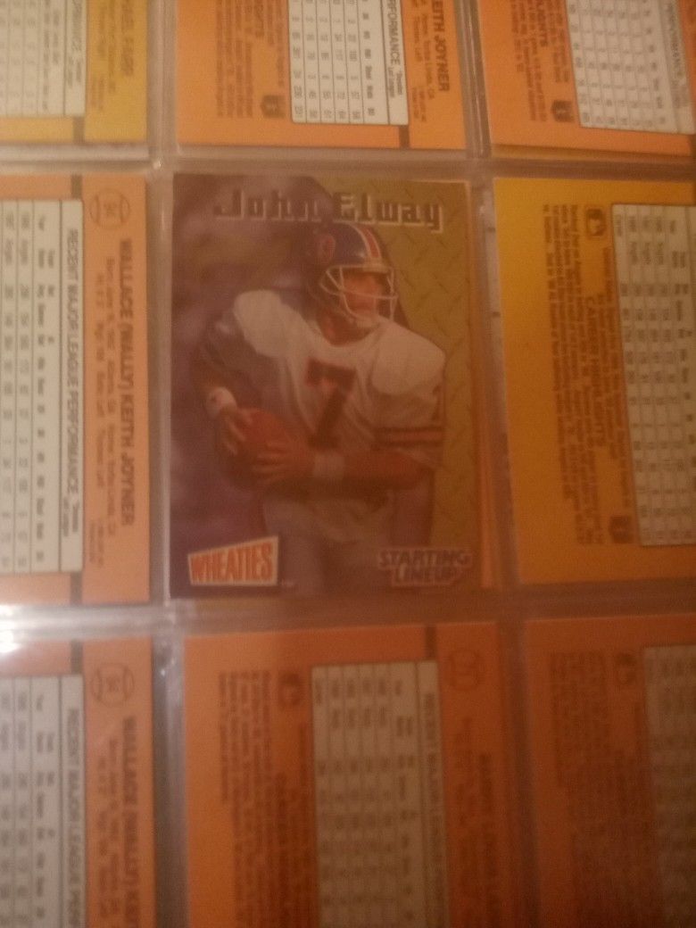 Wheaties John Elway Football Card 1999