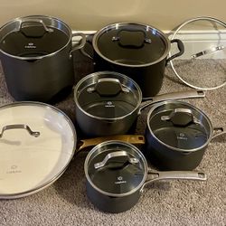 Premium 11-Piece Calphalon & Pampered Chef Cookware Set