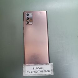 Samsung Galaxy Note 20 Unlocked 128gb - 5 Dollars Down No Credit Needed 