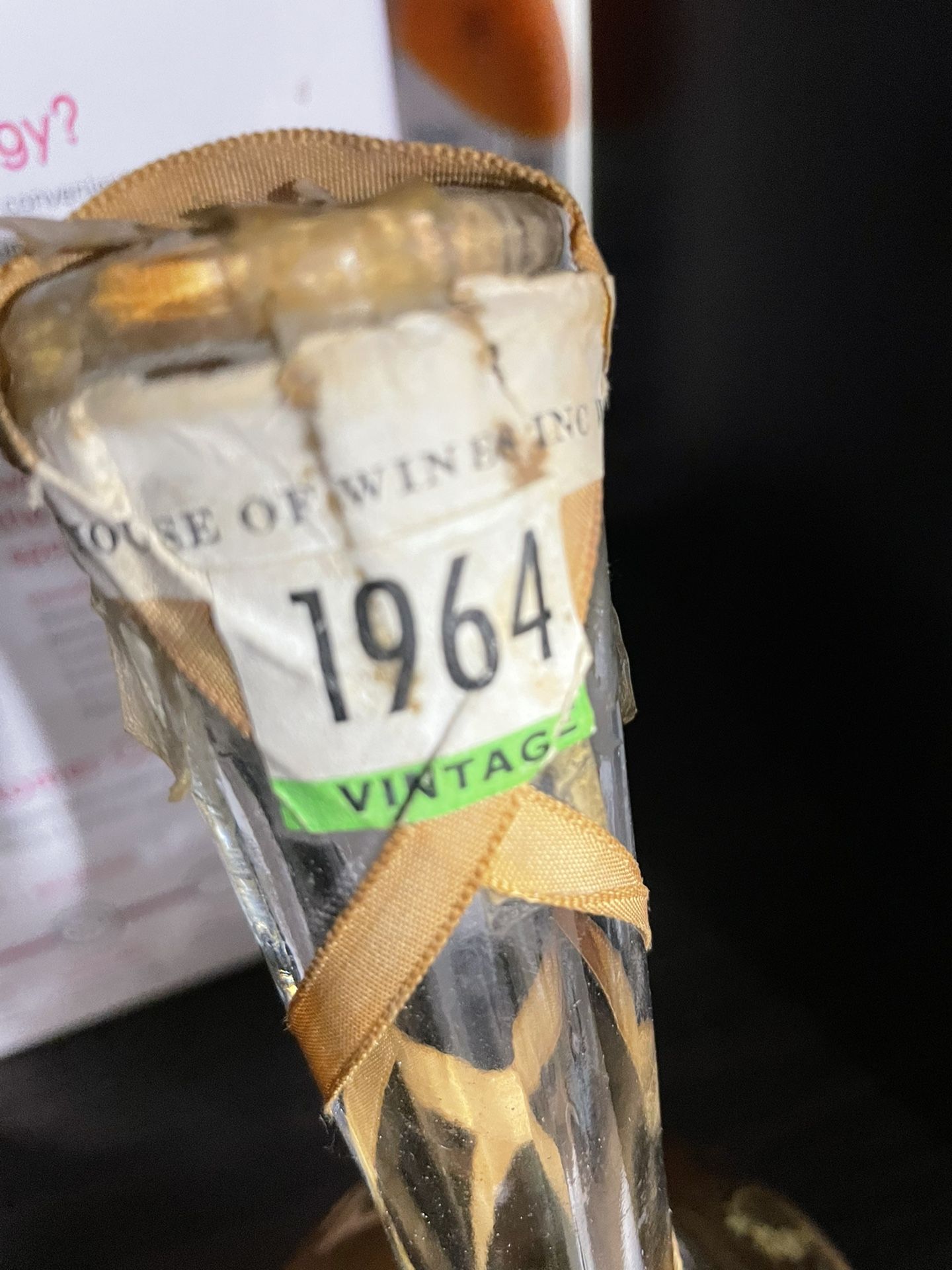 1964 Antique Wine Bottle