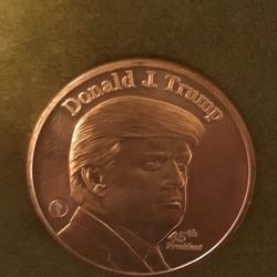 Trump Coin One Ounce Pure Copper