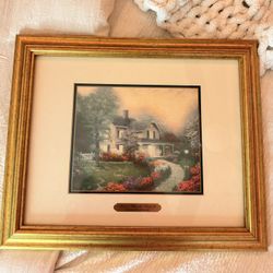 thomas kinkade “home is where the heart is” artwork 