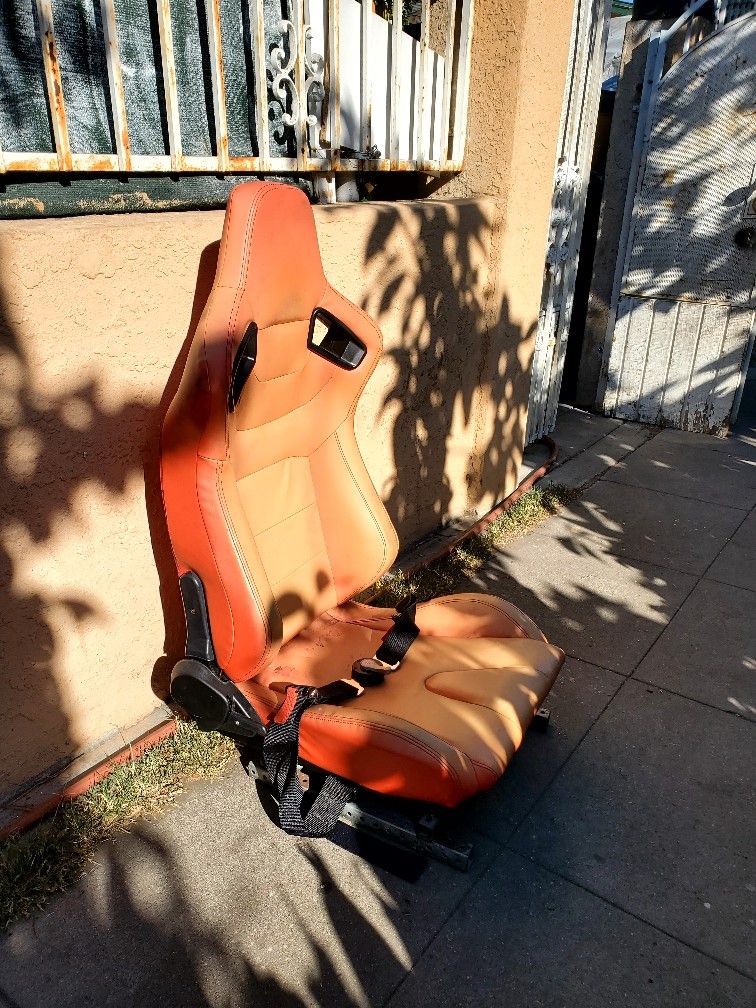 Aftermarket Race Seat Faded RED