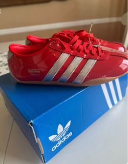Adidas Tokyo W Red Patent Leather Sneakers US 6 women’s