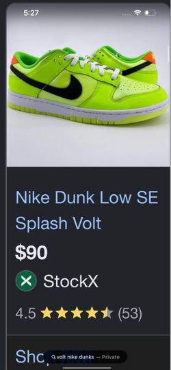 Nike dunk low volt size 8 men New