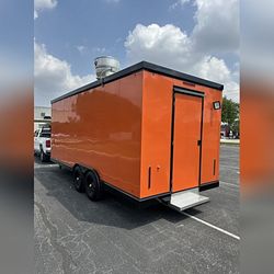 2025 Nurman Food Truck Trailer 8x20 Orange