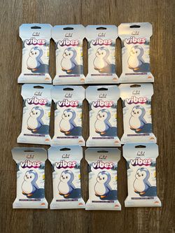 Vibes TCG Pudgy Penguins S3 Booster Pack + Promo - LOT OF 12 - Factory Sealed